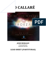 Miel San Marcos No Callare Partitura Album Proezas