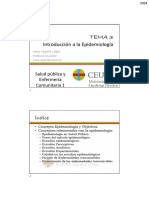 Tema 3 Introduccción A La Epidemiología 2024