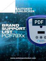 Brand Support List Pcf79xx