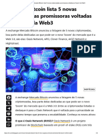 Mercado Bitcoin Lista 5 Novas Criptomoedas Promissoras Voltadas Ao 'Boom' Da Web3