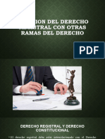 Relacion Del Derecho Registral Con Otras Ramas Del