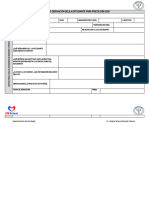 Formato de Ficha de Derivacion Del Estudiante para Psicologia 2024