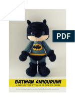 Batman - Free Amigurumi Pattern - Tales of Twisted Fibers