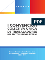 1ra Convencion Colectiva Unica de Trabaj