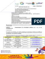 Circular 106 Plan Trabajo Semana Del 11 Al 16 Diciembre