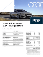 Rs 4 Avant Pricelist 2023