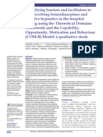 Barriers and Facilitators To Deprescribing Benzos