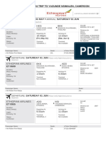 Travel Reservation May 31 For MR ROBERT FON MANJO