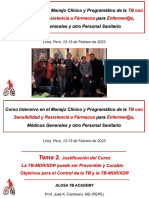 Tema 02. Justificación Del Curso. La TB-DR Puede Ser Prevenible y Curable. Objetivos para El Control