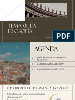 Tema 01 La Filosofía