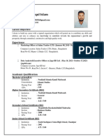 Rafiqul Islam CV