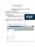 Expt 1 - Introduction To Power Electronics Lab Simulation and Hardware Setup - 2019a