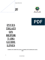 New IR Structure Guidelines - 2311 Intake