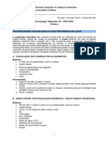 TAII - PL - Propriedades Tecnológicas Das Proteínas Do Leite