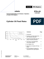 RTA-63 Cylinder Oil Feed Rates