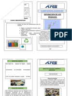 Clasificacion de Los Desechos