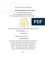 Informe Final de Reestructuración