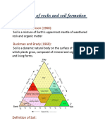 Weathering of Rocks and Soil Formation