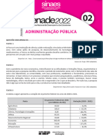 ENADE 2022 - Administracao - Publica