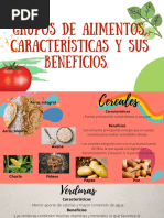 Grupo de Alimentos, Caracteristicas y Beneficios