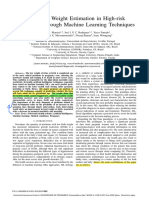 Fetal Birth Weight Estimation in High-Risk Pregnancies Through Machine Learning Techniques