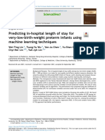 Predicting In-Hospital Length of Stay For Very-Low-Birth-Weight Preterm Infants Using Machine Learning Techniques