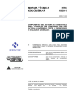 NTC 4830-1 Componentes