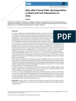 Journal of Ecology - 2008 - Vivanco - Tree Species Identity Alters Forest Litter Decomposition Through Long Term Plant and