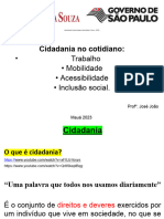 Aula Do 2º Bimestre Cidadania, Trabalho e Condições Do Cotidiano