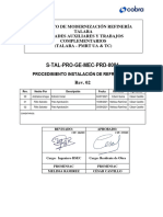 S TAL PRO GE MEC PRD 0001 - 02 Procedimiento Instalación de Refractarios