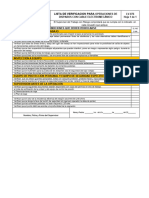 LISTA de VERIFICACIÓN-076 para Operaciones de Disparos Con Cable Electromecánico