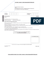 BGCSE Mathematics Paper 1, 2011