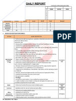 Electrical Team Daily Report-230103