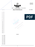 Maths Practicesheet-02 (Code-A) Sol