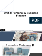 Unit 3 Personal & Business Finance LOD