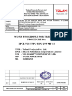 Ml-10 Work Procedure For Trenching