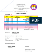 Class Program