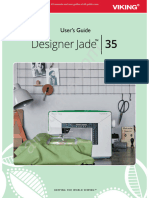 Husqvarna/Viking Designer Jade 35 Sewing Machine Instruction Manual