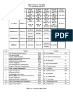 MBA&MBA-DA Time Table Revised