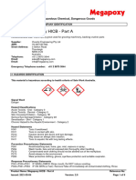 Resina MEGAPOXY HICB-Part-A-Version-2.0 - Ficha Segurança - ENG