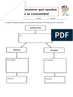 Guía Instituciones 3° Basico