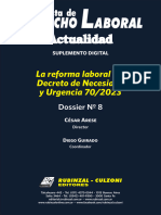 Dossier - La Reforma Laboral Del DNU 70-2023 - Rubinzal