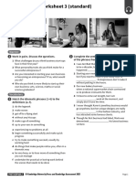 C1 Advanced Listening Worksheet 3. Student's