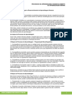 12 Processos de Aprendizagem e Desenvolvimento Da Aprendizagem Humana