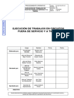 TS-GD-PO-MT-010 (04) Ejecución de Trabajos en Circuitos Fuera de Servicio y A Tierra