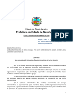 Lei N° 4.915, de 21.12.2020 - Dispõe Sobre A Estrutura Administrativa Da Câmara Municipal de NI