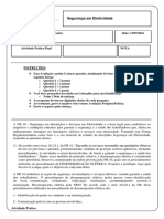 Atividade Prática Final - Segurança em Eletricidade