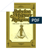 Babilonia Misterio e Religião-Antiga e Moderna