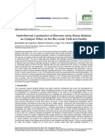 Hydrothermal Liquefaction of Biomass Using Waste Material As Catalyst: Effect On The Bio-Crude Yield and Quality