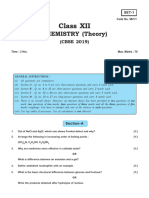 Class XII: CHEMISTRY (Theory)